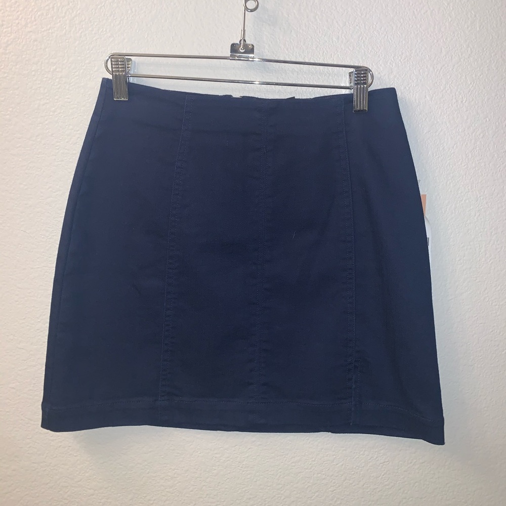 Navy Blue Skirt